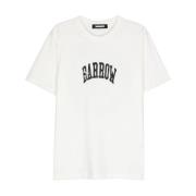 Witte Jersey T-Shirt Barrow , White , Heren