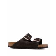 Mocca Arizona Sandalen Birkenstock , Black , Dames