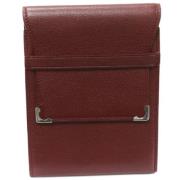 Pre-owned Leather wallets Cartier Vintage , Brown , Dames