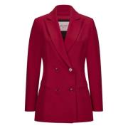 Klassieke Oversize Style Blazer Cornova Nicowa , Red , Dames