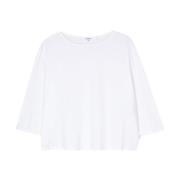 Witte Sweatshirt Aspesi , White , Dames