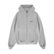 Logo Hoodie Represent , Gray , Heren