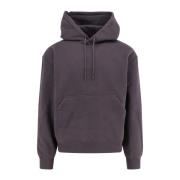 Geborduurde katoenen sweatshirt met capuchon Saint Laurent , Gray , He...