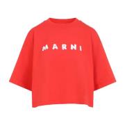 Crimson T-shirt Marni , Red , Dames