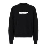 Stijlvolle Sweater voor Mannen en Vrouwen Off White , Black , Heren