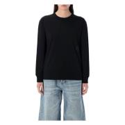 Essentiële longsleeve T-shirt T by Alexander Wang , Black , Dames