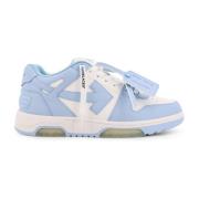 Leren sneakers met iconische ritssluiting Off White , Multicolor , Her...