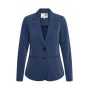 Blazer met ruitpatroon &Co Woman , Blue , Dames