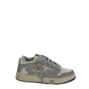 Leren Vetersneaker Represent , Gray , Heren