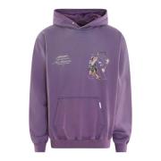 Stijlvolle hoodie voor mannen Represent , Purple , Heren