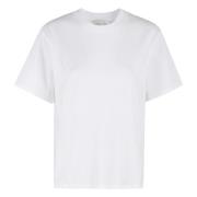 Katoenen T-shirt Klassieke Stijl Loulou Studio , White , Dames