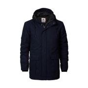 Comfortabele Winter Anorak Jas Petrol , Blue , Heren