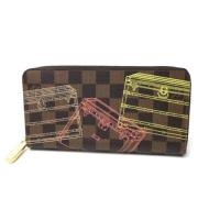 Pre-owned Canvas wallets Louis Vuitton Vintage , Brown , Dames