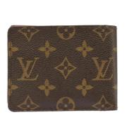 Pre-owned Canvas wallets Louis Vuitton Vintage , Brown , Dames