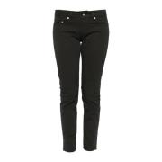 Monroe Broek in 999C Stijl Dondup , Black , Dames