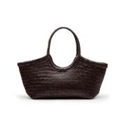 Handgeweven leren tas Dragon Diffusion , Brown , Dames