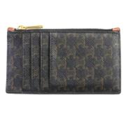 Pre-owned Canvas wallets Celine Vintage , Brown , Dames