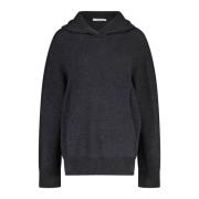 Kasjmiermix Hoodie met Voorzak Liviana Conti , Gray , Dames