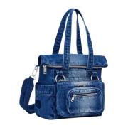 Lente/Zomer Dames Rugzak Collectie Desigual , Blue , Dames