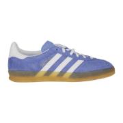 Suède Sneaker met 3-Stripe Logo Adidas Originals , Blue , Dames