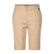 Relaxte Bermuda Shorts voor de zomer Marc Cain , Beige , Dames