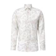 Paisley Patroon Katoenen Overhemd Etro , White , Heren