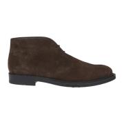 Bruine Veterschoenen Enkellaarsjes Tod's , Brown , Heren