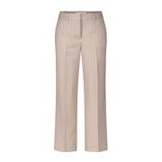 Gestreepte loszittende broek Raffaello Rossi , Brown , Dames