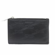 Pre-owned Leather wallets Balenciaga Vintage , Black , Unisex