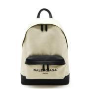 Pre-owned Canvas backpacks Balenciaga Vintage , Beige , Dames