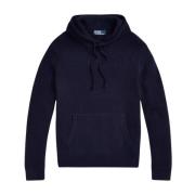 Kasjmier navy blauwe hoodie trui Ralph Lauren , Blue , Heren