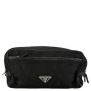 Pre-owned Fabric clutches Prada Vintage , Black , Dames