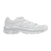 Witte lage mesh sneakers Salomon , White , Dames