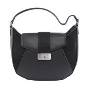 Chique Hobo Tas voor Romantische Stijl U.s. Polo Assn. , Black , Dames