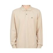 Klassiek Poloshirt in Diverse Kleuren C.p. Company , Beige , Heren