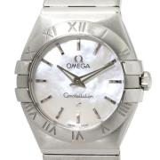 Pre-owned Metal watches Omega Vintage , White , Heren