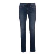 Blauwe Slim Cross Zakken Jeans Jeckerson , Blue , Heren