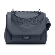 Blauwe leren crossbodytas Ninon Lancel , Blue , Dames