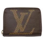 Pre-owned Canvas wallets Louis Vuitton Vintage , Brown , Dames