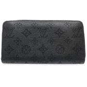 Pre-owned Leather wallets Louis Vuitton Vintage , Black , Unisex