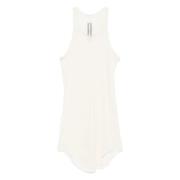 Witte Geribbelde Tanktop Katoen Italië Rick Owens , White , Heren