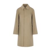 Beige Katoenen Trenchcoat Undercover , Beige , Dames