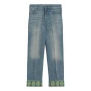 Regular Fit Denim Jeans Valentino Garavani , Blue , Dames