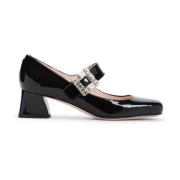 Glinsterende Strass Babies Schoenen Roger Vivier , Black , Dames