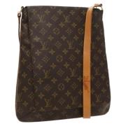 Pre-owned Canvas shoulder-bags Louis Vuitton Vintage , Brown , Dames