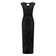 Elegante Avondjurk met Cut-Out Nicowa , Black , Dames