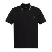 Katoenen polo PS By Paul Smith , Black , Heren