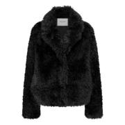 Eco-Fur Winterjas Faniwo Nicowa , Black , Dames