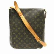 Pre-owned Canvas shoulder-bags Louis Vuitton Vintage , Brown , Dames