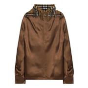 Ronde hals shirt Burberry , Brown , Dames